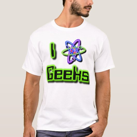 Liebe I Geeks T-Shirt (Vorderseite)