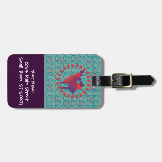 Liebe I Gepäckanhänger (Vorderseite horizontal)