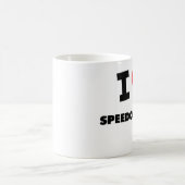 Liebe I Geschwindigkeitsmesser Kaffeetasse (Mittel)