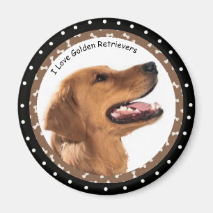 Liebe I goldene Retriever-Magnet Magnet