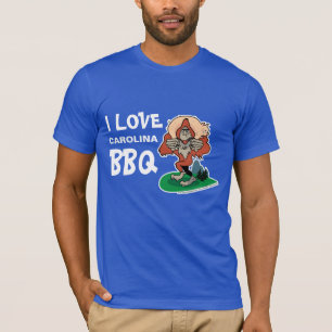 Liebe I GRILLEN Sasquatch Gewohnheits-T - Shirt