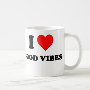 Liebe I guter Vibes Kaffeetasse