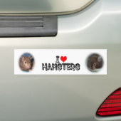Liebe I Hamster Autoaufkleber (Auf Auto)