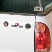 Liebe I Hamster Autoaufkleber (Auf Lkw)