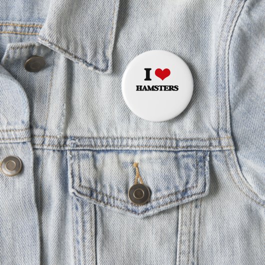 Liebe I Hamster Button (Beispiel)