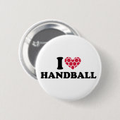 Liebe I Handball Button (Vorne & Hinten)