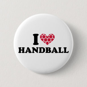 Liebe I Handball Button