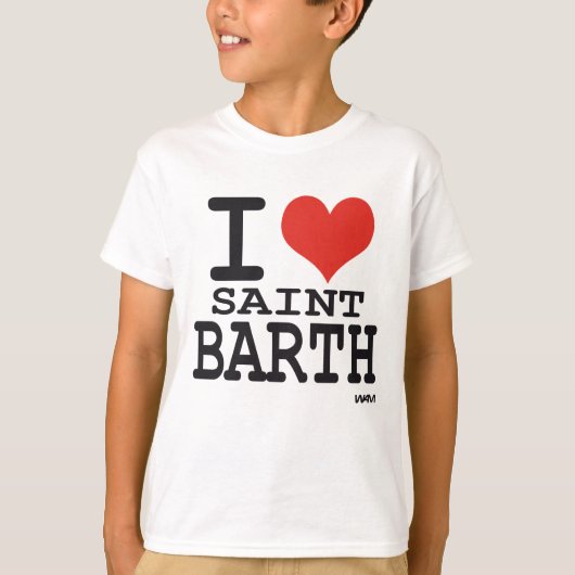 Liebe I Heiliges Barth - St Barthelemy T-Shirt (Vorderseite)