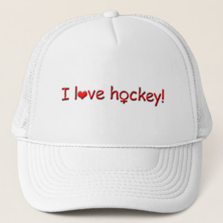 Liebe I Hockey-weiblich Truckerkappe