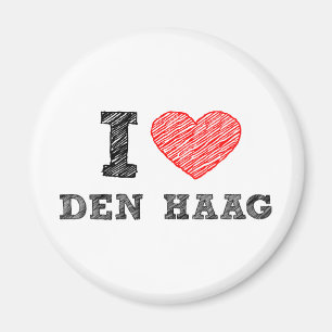Liebe I Höhle Haag Magnet