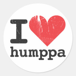Liebe I Humppa Aufkleber