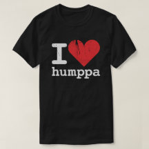 Liebe I Humppa grundlegender dunkler T - Shirt