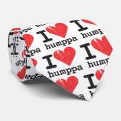 Liebe I Humppa Krawatte (Gerollt)
