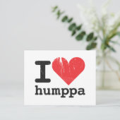 Liebe I Humppa Postkarte (Stehend Vorderseite)