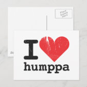Liebe I Humppa Postkarte (Vorne/Hinten)