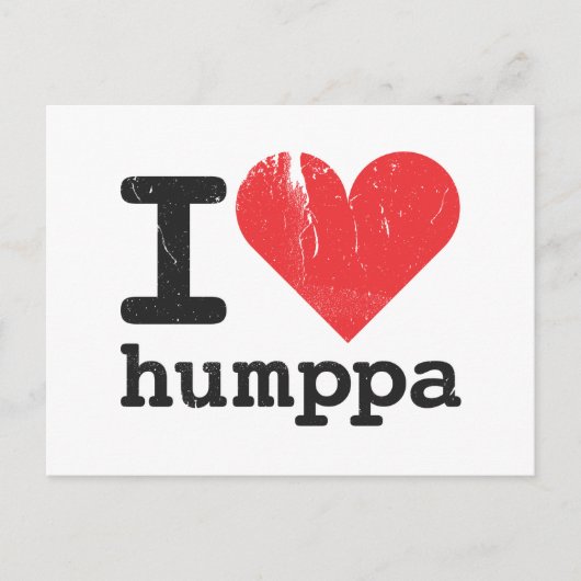 Liebe I Humppa Postkarte (Vorderseite)