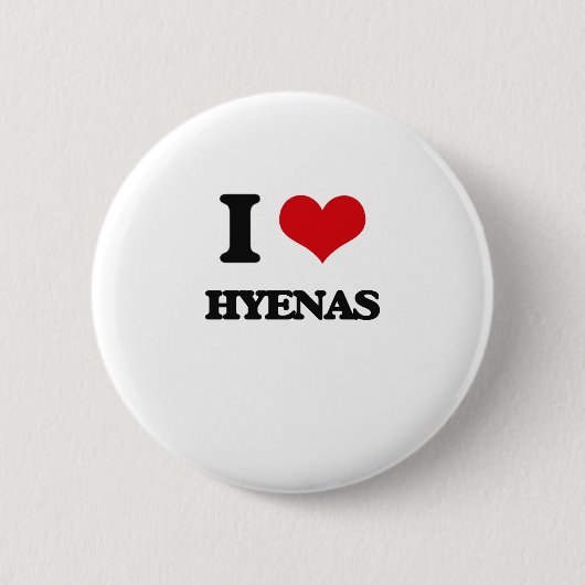 Liebe I Hyänen Button (Vorderseite)