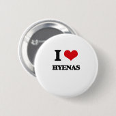 Liebe I Hyänen Button (Vorne & Hinten)