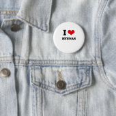 Liebe I Hyänen Button (Beispiel)