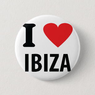 Liebe I Ibiza Ikone Button
