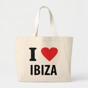 Liebe I Ibiza Ikone Jumbo Stoffbeutel