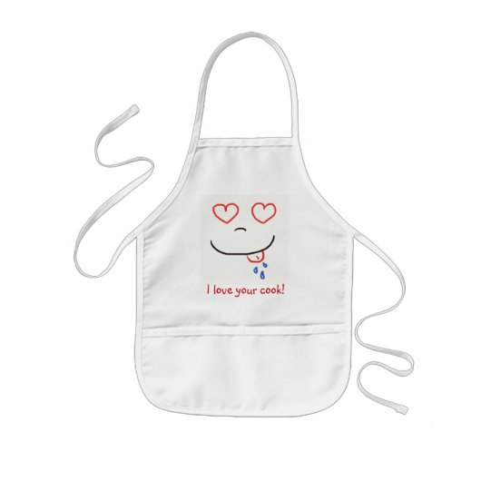 Liebe I Ihr Koch! Kinderschürze (Vorne)