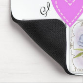Liebe I im Garten arbeitenmousepad Mousepad (Ecke)
