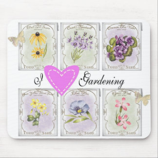 Liebe I im Garten arbeitenmousepad Mousepad