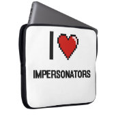 Liebe I Imitatoren Laptopschutzhülle (Vorne Rechts)