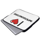 Liebe I Imitatoren Laptopschutzhülle (Vorne Knopf)