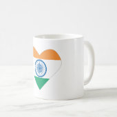Liebe I Indien-Tasse/Indien-Herz Kaffeetasse (VorderseiteRechts)