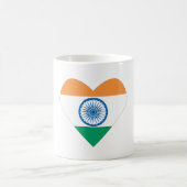 Liebe I Indien-Tasse/Indien-Herz Kaffeetasse (Mittel)
