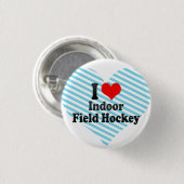 Liebe I Innenfeld-Hockey Button (Vorne & Hinten)