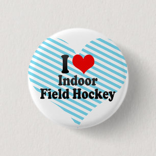 Liebe I Innenfeld-Hockey Button