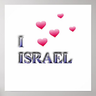 Liebe I Israel-Plakat Poster