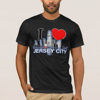 Liebe I Jersey Cityskyline-T - Shirt