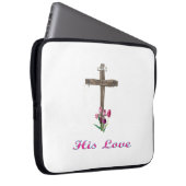 Liebe I Jesus-Geschenke Laptopschutzhülle (Vorne Rechts)