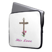 Liebe I Jesus-Geschenke Laptopschutzhülle (Vorderseite Links)