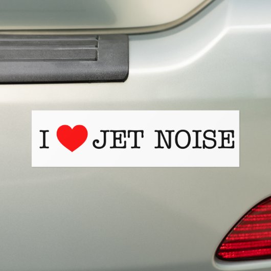 Liebe I Jet-Geräusche Autoaufkleber (Auf Auto)