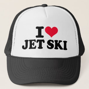 Liebe I Jet-Ski Truckerkappe
