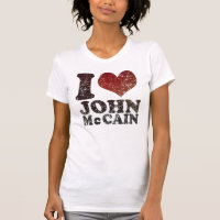 Liebe I John McCain T-Shirt