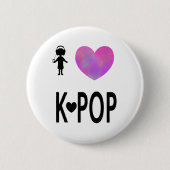 Liebe I K-Pop Button (Vorderseite)