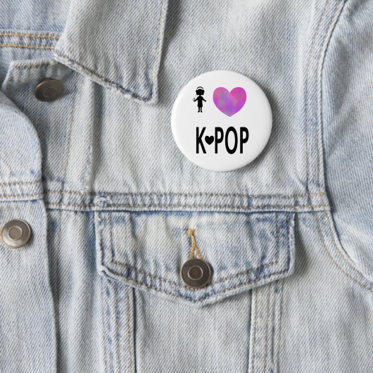 Liebe I K-Pop Button (Beispiel)