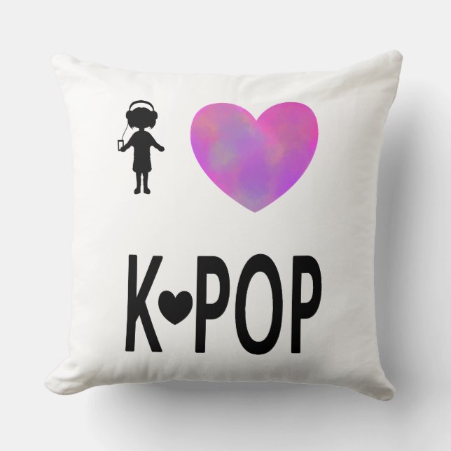 Liebe I K-Pop Kissen (Vorderseite)
