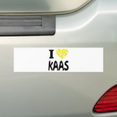 Liebe I kaas Ikone Autoaufkleber (Auf Auto)