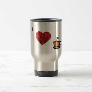 Liebe I KAFFEE!!!!. Reisebecher