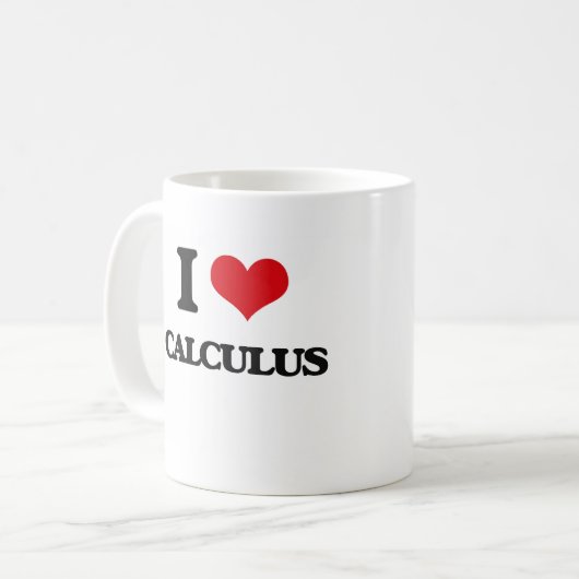 Liebe I Kalkül Kaffeetasse (Vorderseite Links)