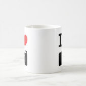 Liebe I Kamera-Tasse Kaffeetasse (Mittel)
