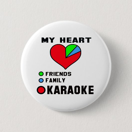 Liebe I Karaoke Button (Vorderseite)