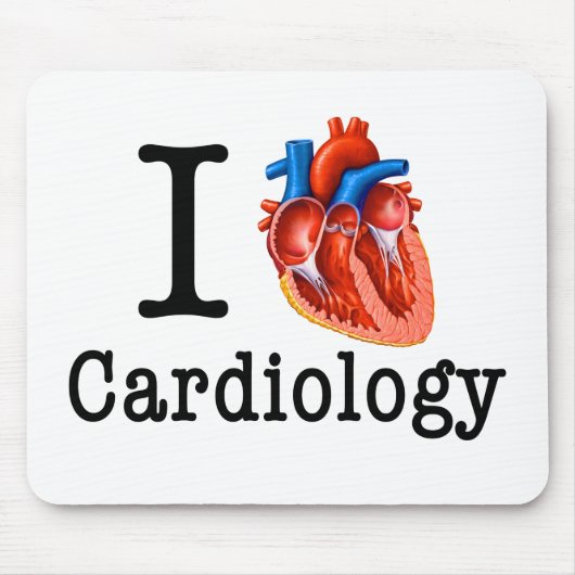 Liebe I Kardiologie Mousepad (Vorne)
